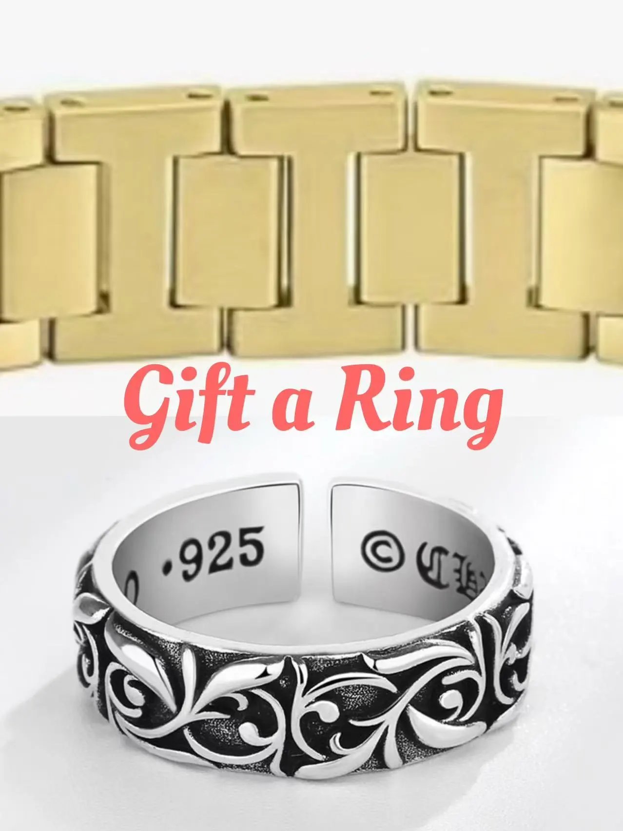 Men's style, gold