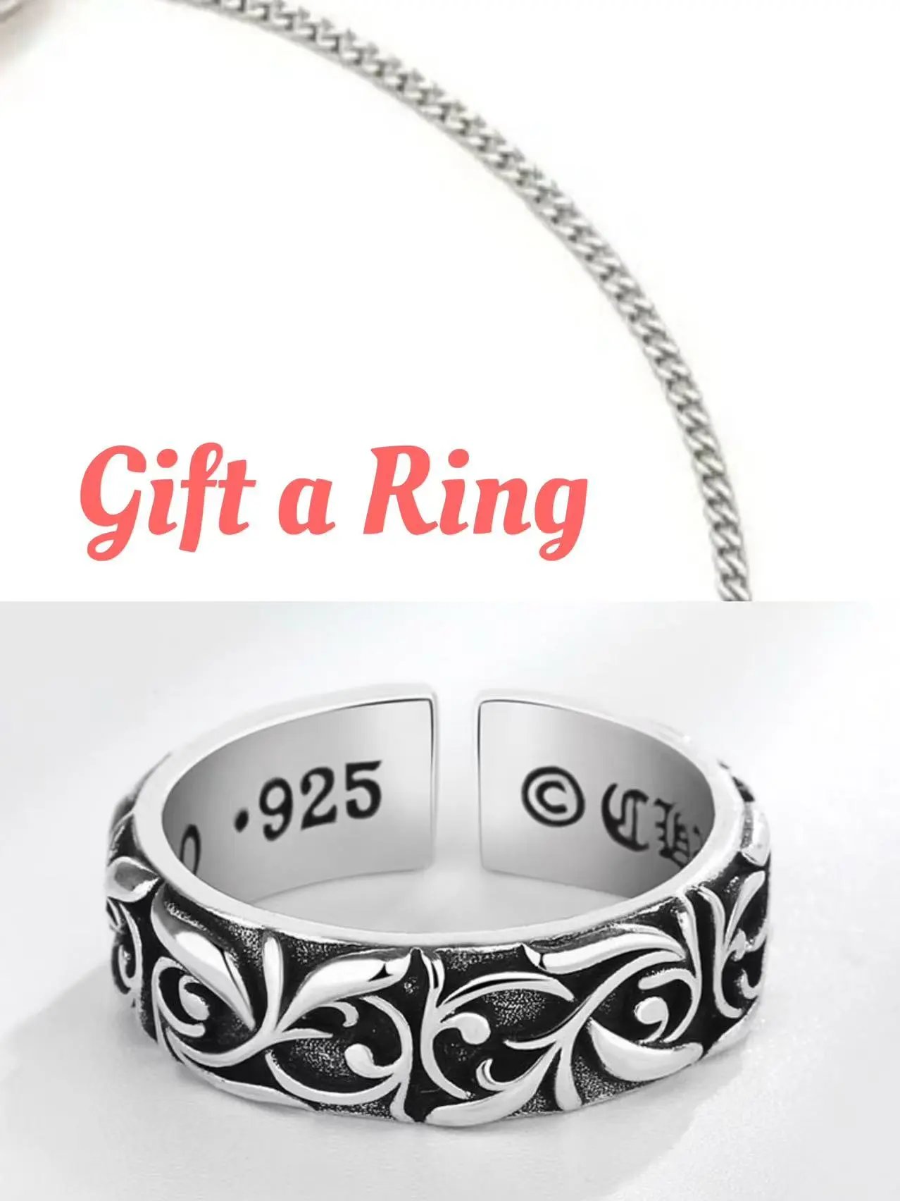 Women's model, silver.