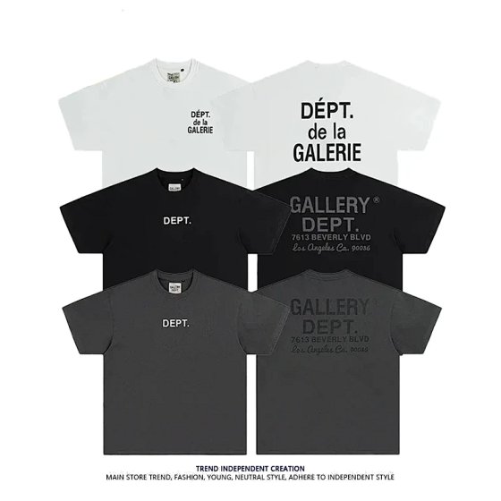 VG Letter Basic Logo Print Short Sleeve T-Shirt Cotton Streetwear Loose Unisex Couple Tee