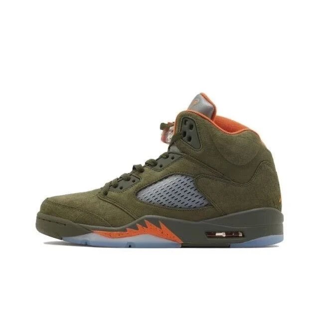 AJ5 Olive Green