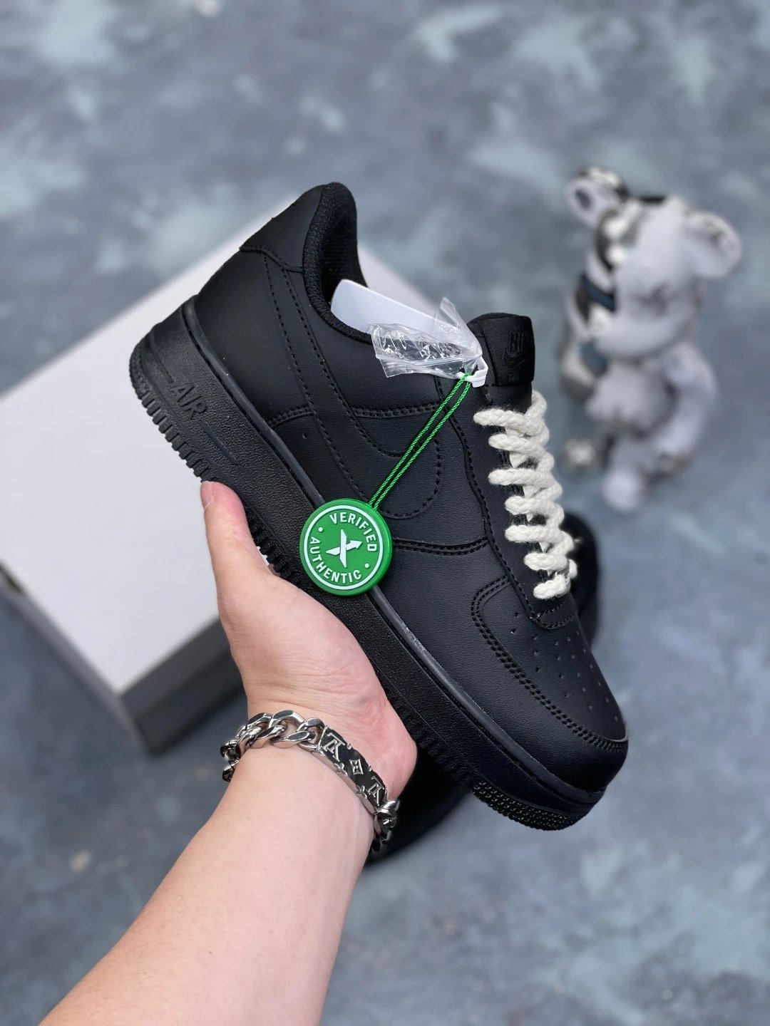 3-AF Black Low Strap (G)
