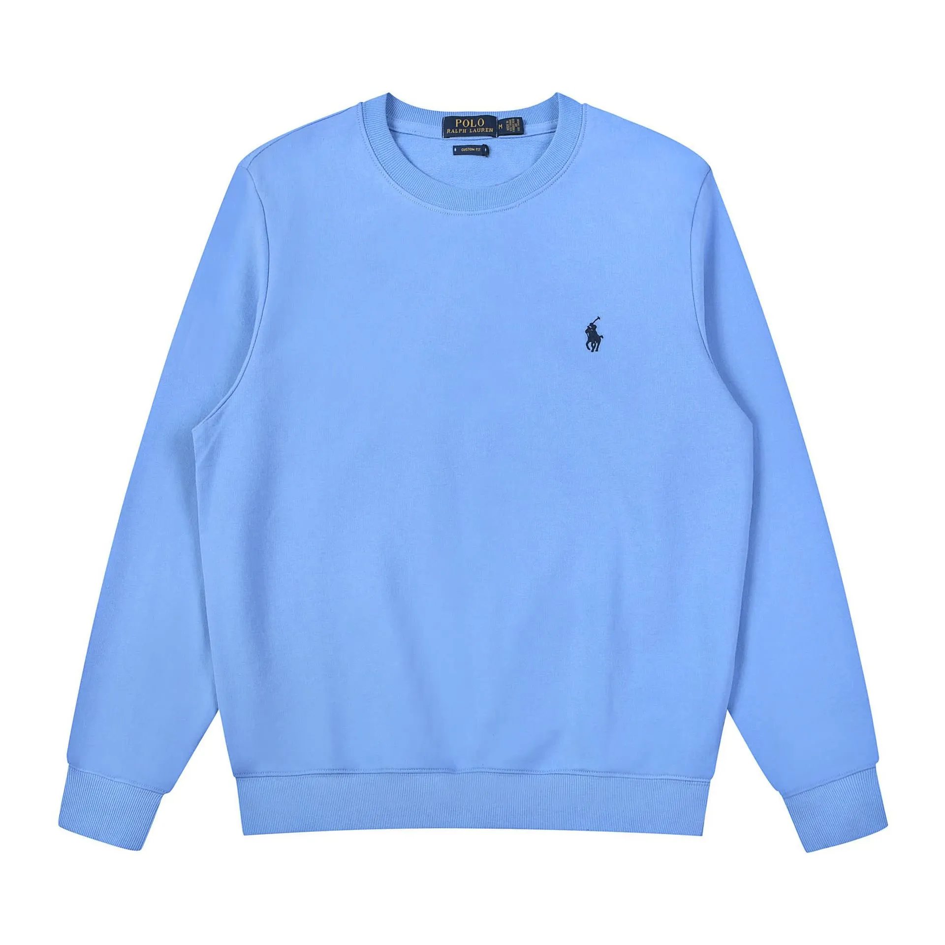 Crew Neck Sky Blue with Light Blue Logo