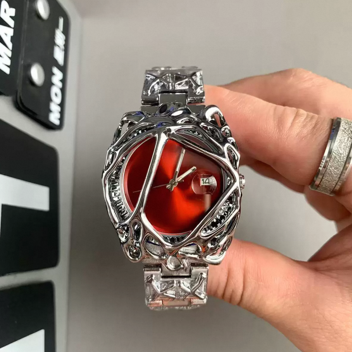 Spider Red (Silver)