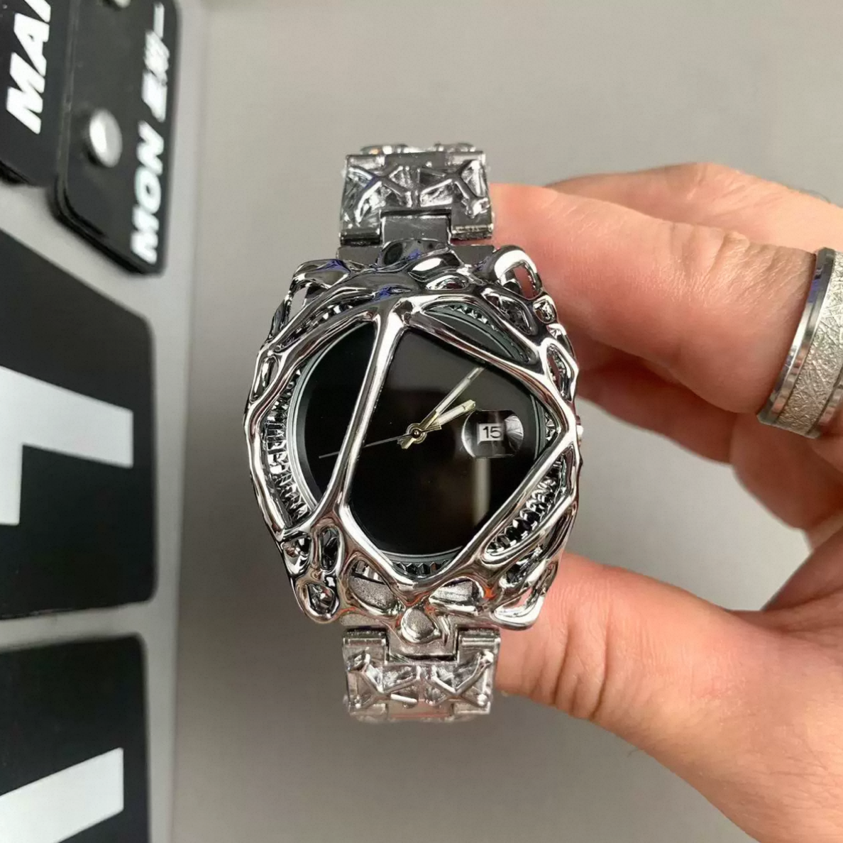 Spider Web Black (Silver)