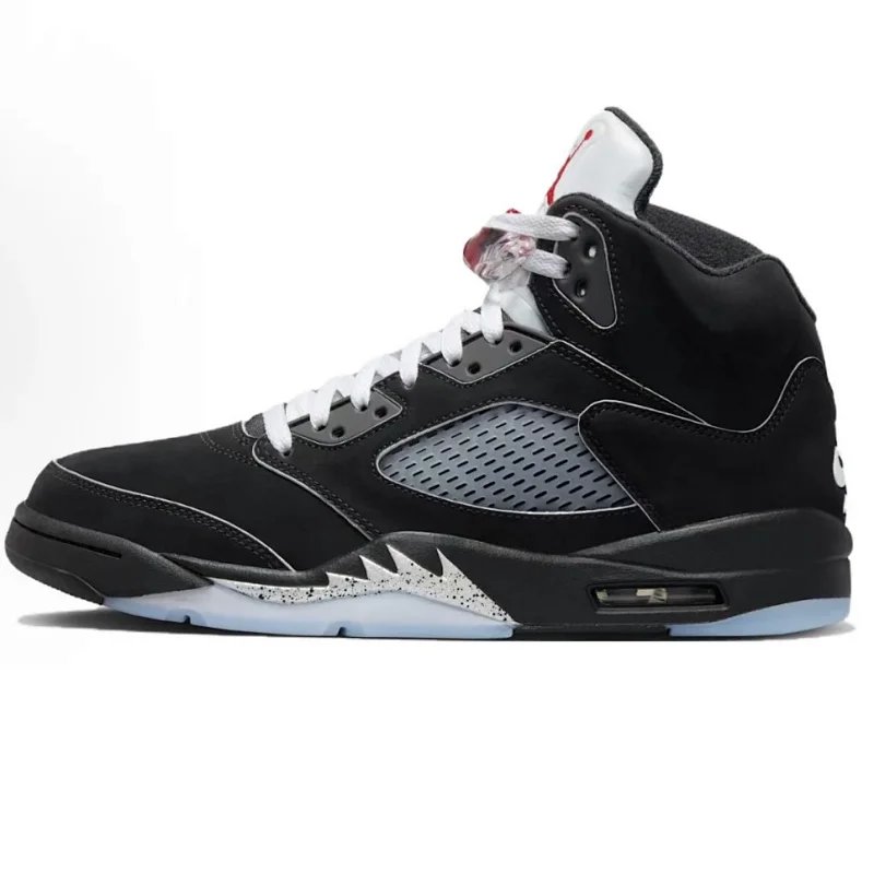 Air Jordan 5 Retro Black White -001-A5Black(G)