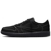 17-DM7866-001-A1 Inverted J Pure Black Low-Top (G)