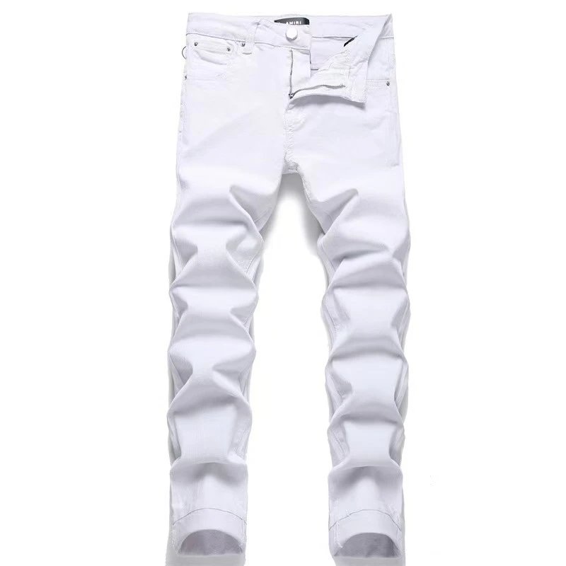 Amiri Tiger Embroidered Black Slim Fit Jeans - 37