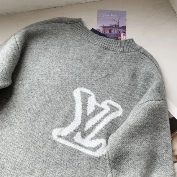Louis Vuitton LV Monogram Knit Sweater Black - 9