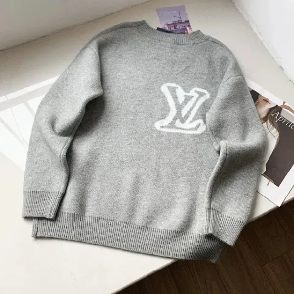 Louis Vuitton LV Monogram Knit Sweater Black - 4