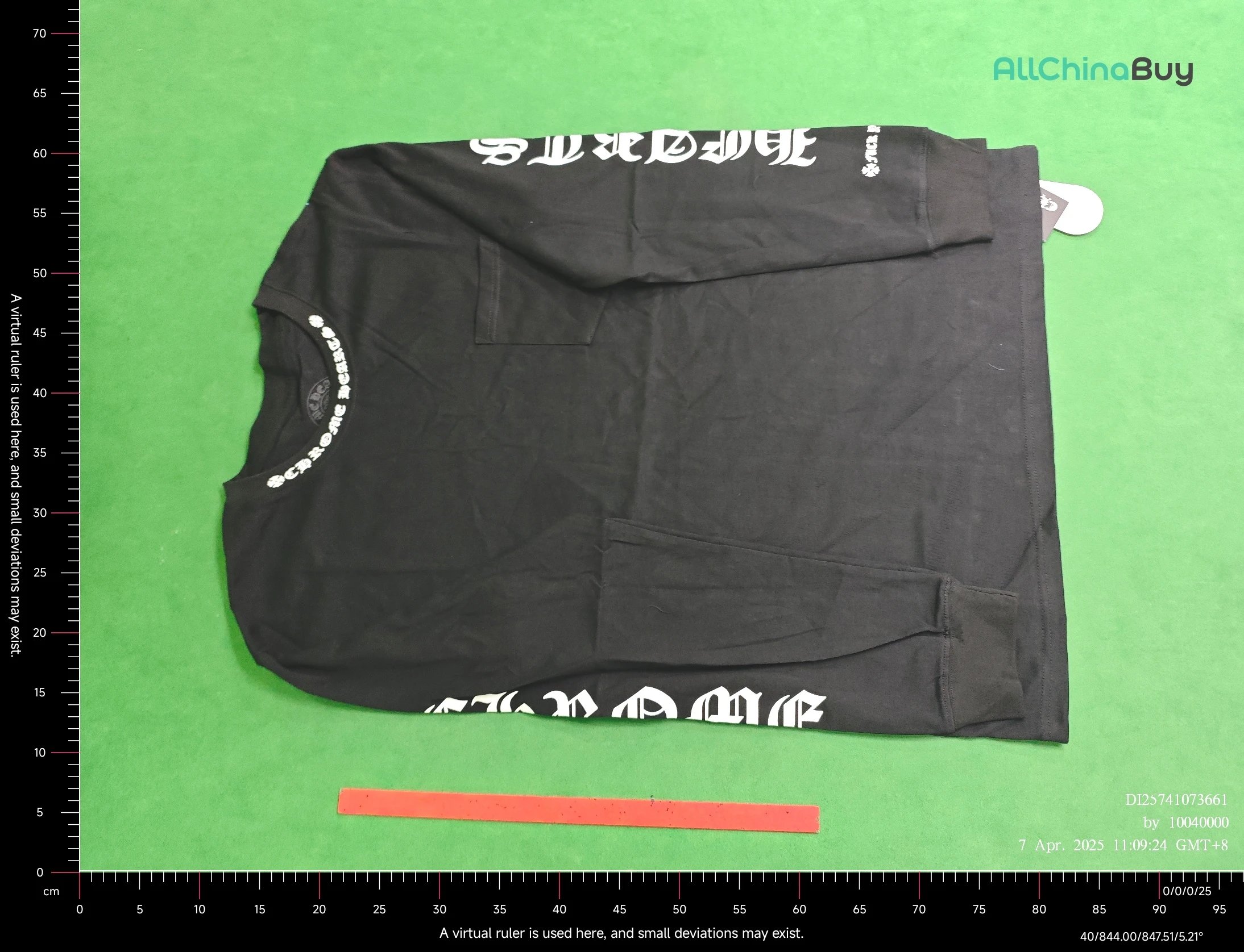 Chrome Hearts Cross Logo Black Crewneck Sweatshirt - 5