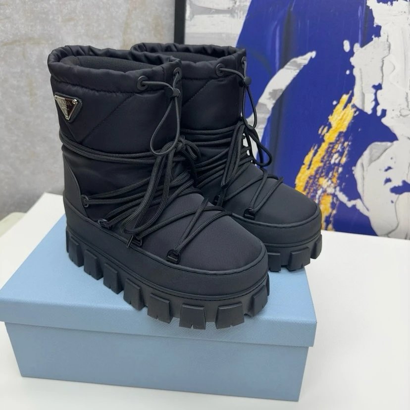 Prada Moon Boot Snow Boots