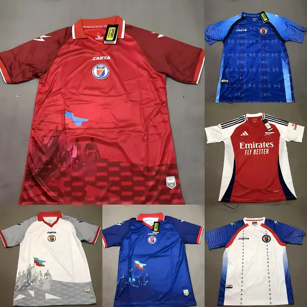 Design Saeta Haiti National Team Jersey White / Blue / Red Jersey - 4