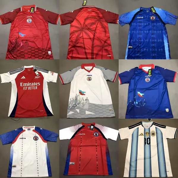 Design Saeta Haiti National Team Jersey White / Blue / Red Jersey - 2