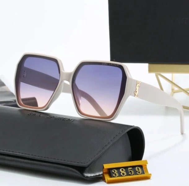 Saint Laurent Eyewear Oversized geometric square-frame sunglasses — 7