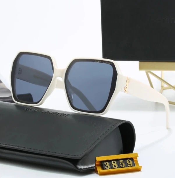 Saint Laurent Eyewear Oversized geometric square-frame sunglasses — 8