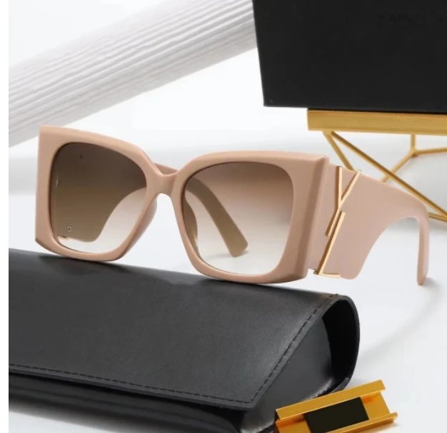 Saint Laurent Eyewear Oversized geometric square-frame sunglasses — 15