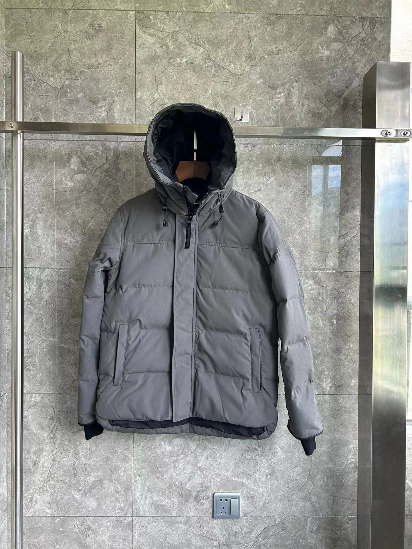 Grey with Red Label
