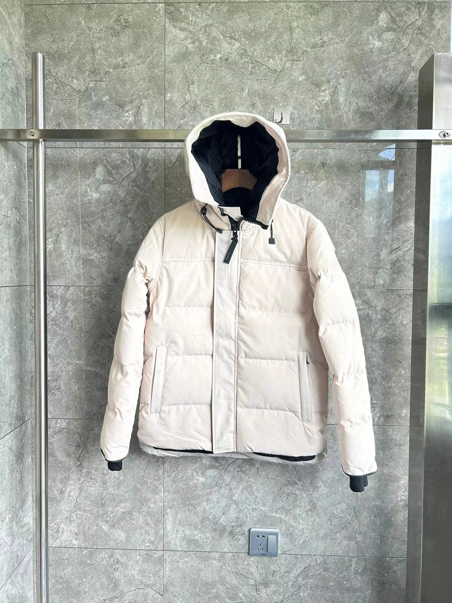Cream White with Red Label