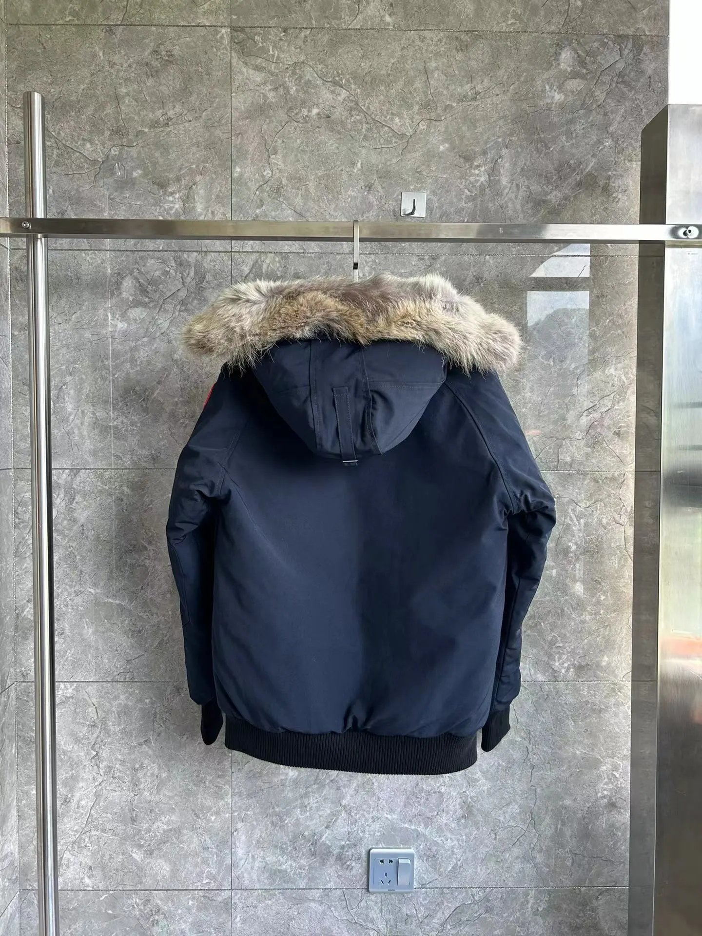 Dark Blue with Red Label