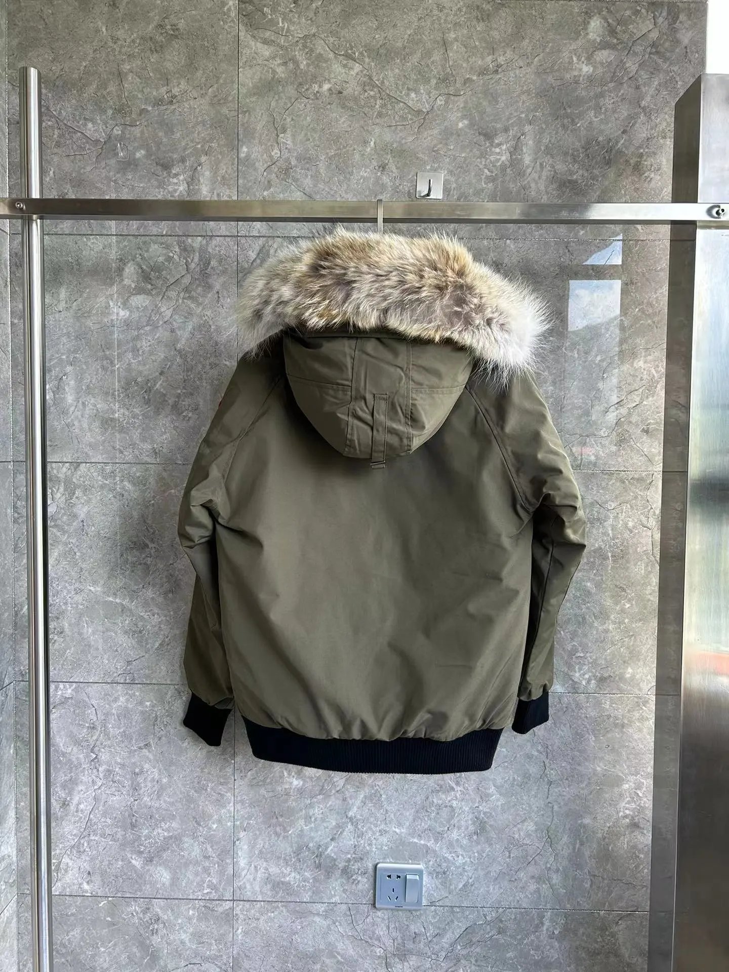 Army Green with Red Label
