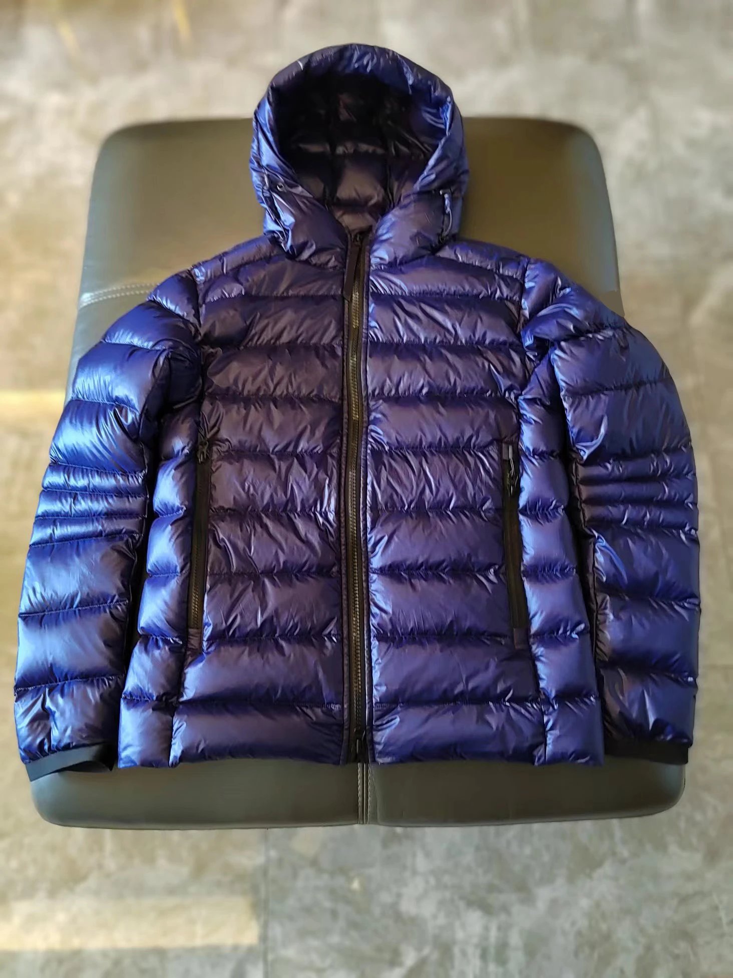 Dark Blue with Red Label