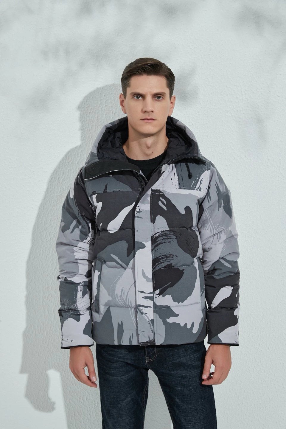 Gray Camo with Black Label