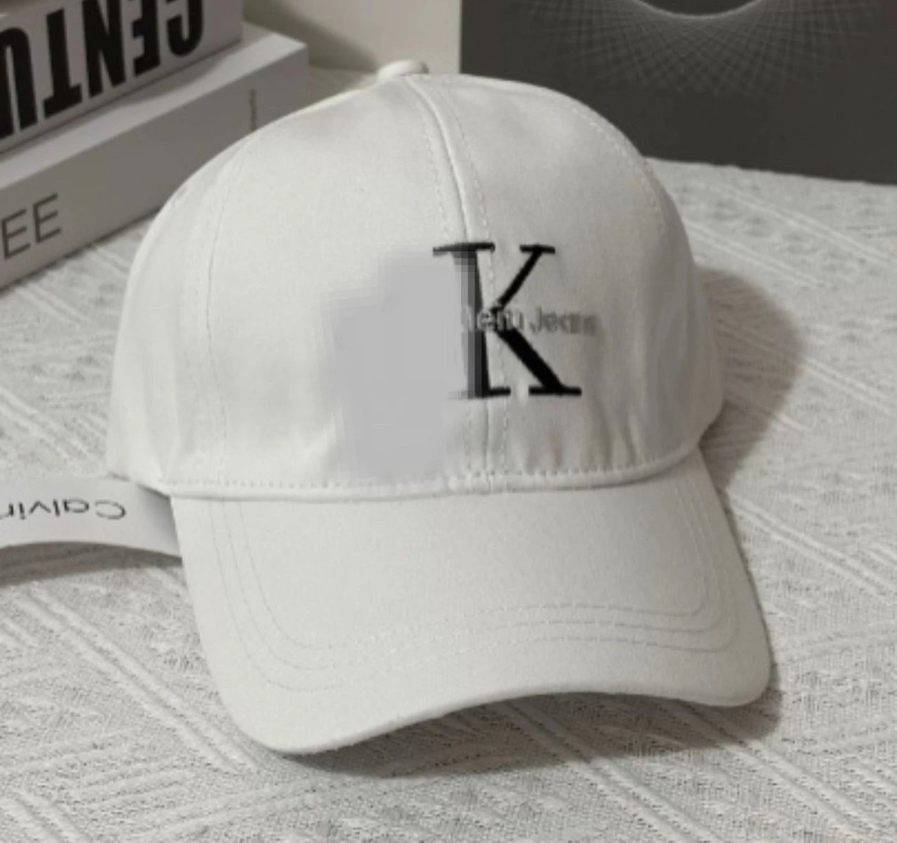 Calvin Klein Monogram Baseball Cap Gray - 6