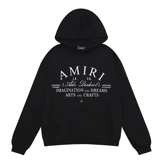 AMIRI Hoodies & Sweatshirts Logo Print Pullover Hoodie product detail image 12