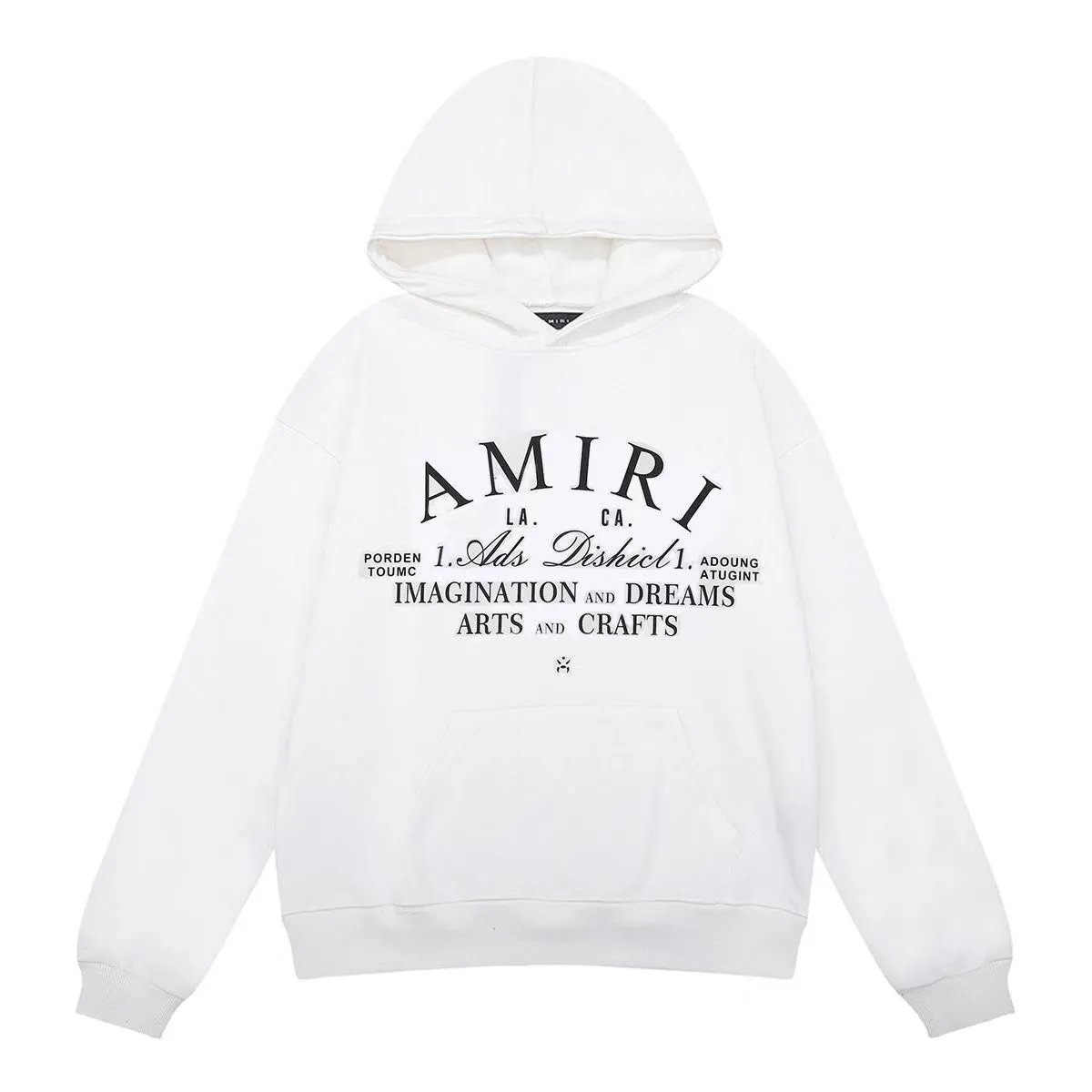Amiri Logo Hoodie White - 12