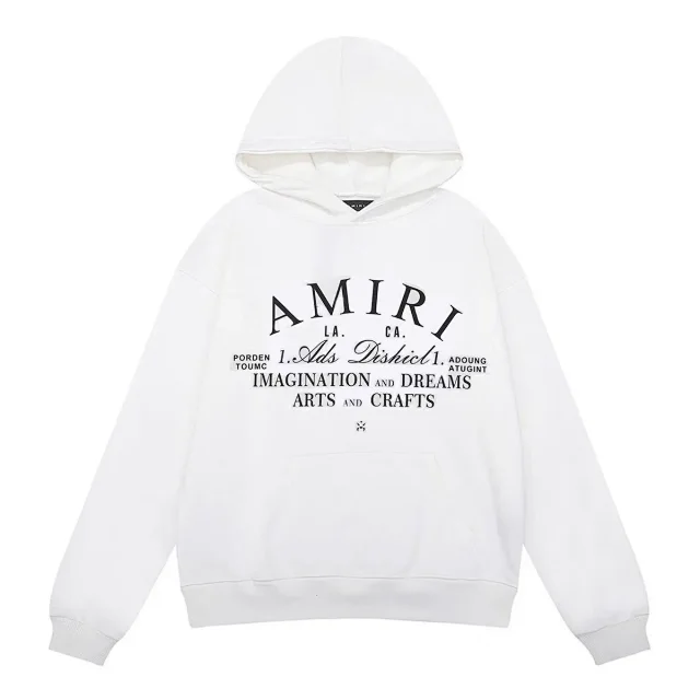 AMIRI Hoodies & Sweatshirts Logo Print Pullover Hoodie product detail image 11