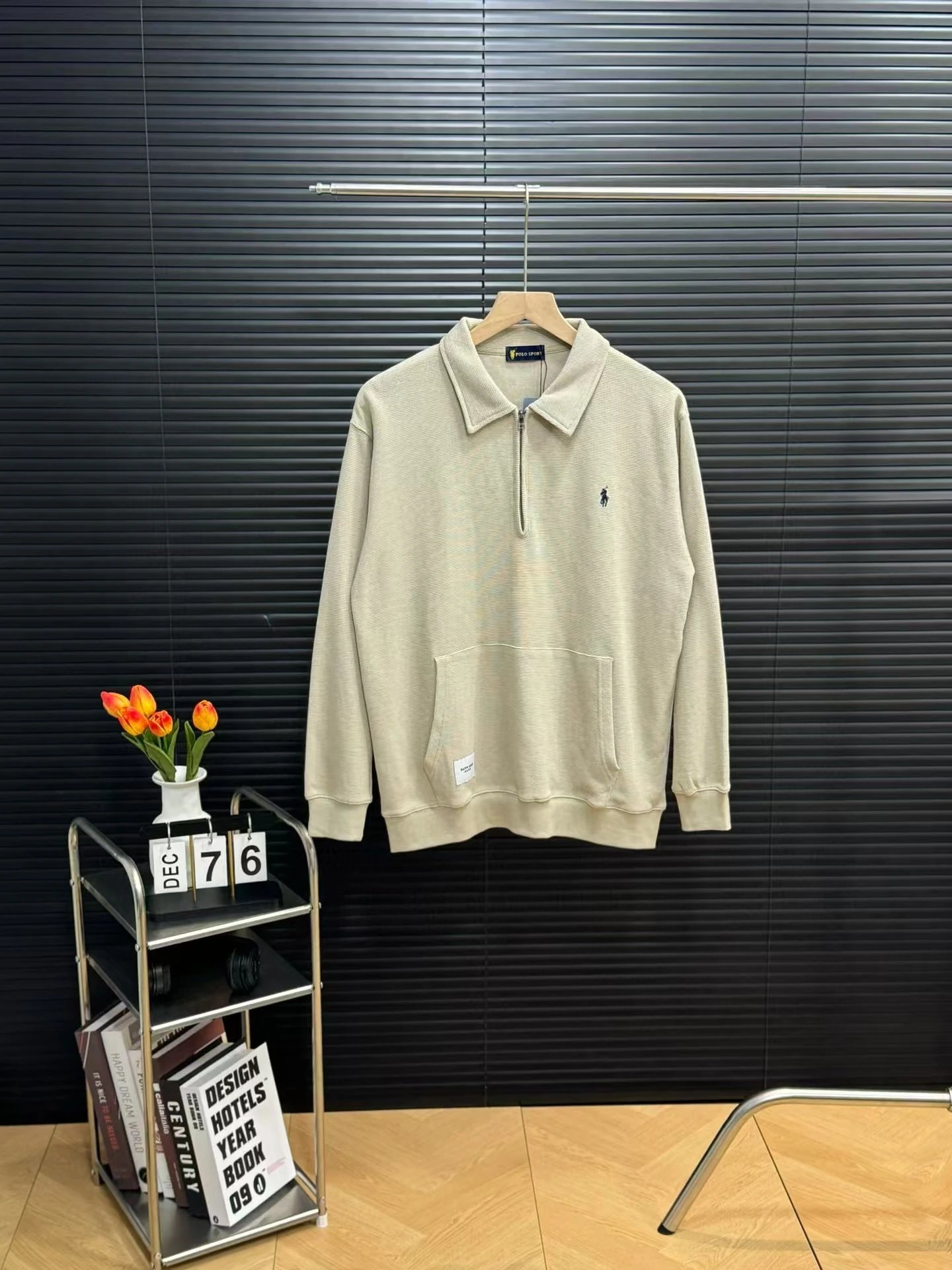 Polo Sport Half-Zip Ribbed Sweater Gray - 27