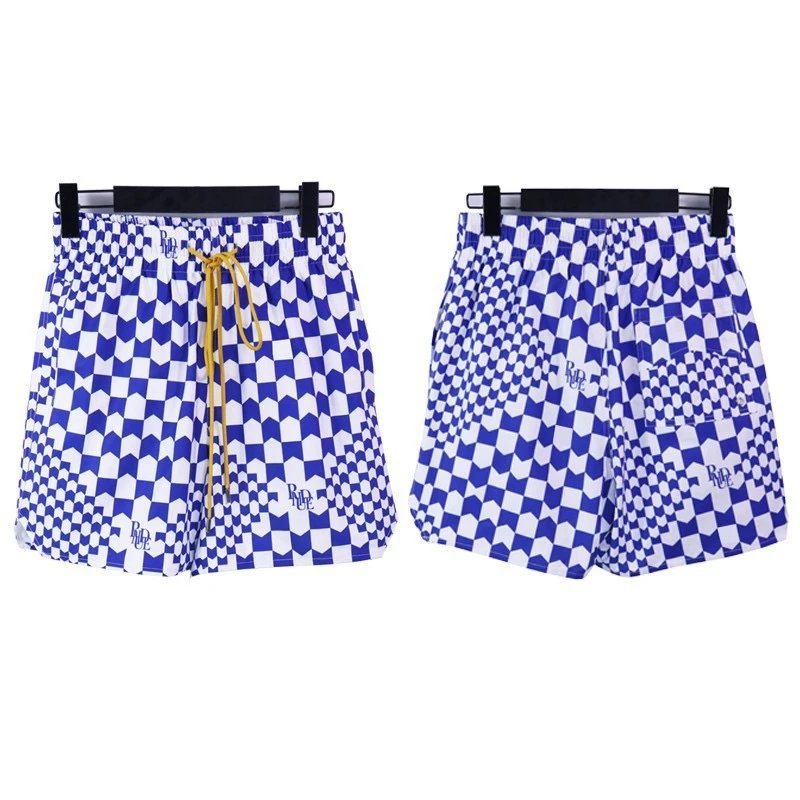 Off-White Rainbow Trim Mesh Shorts Black - 14