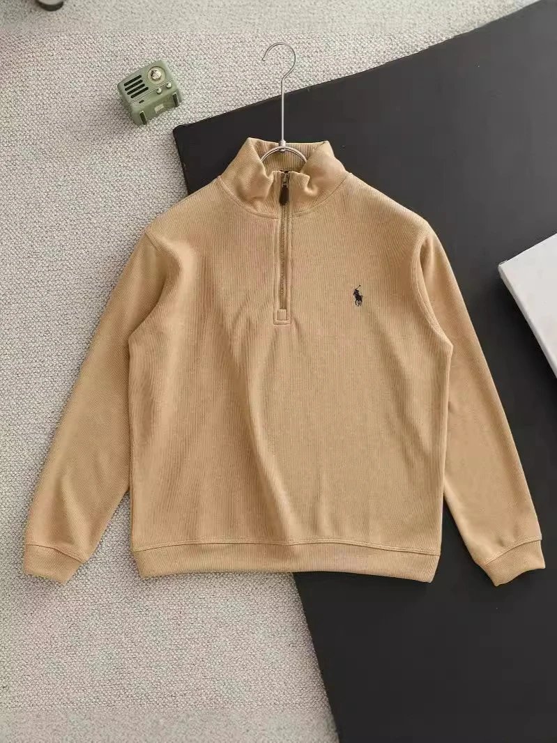 Polo Sport Half-Zip Ribbed Sweater Gray - 21