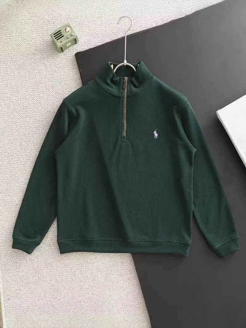 Polo Sport Half-Zip Ribbed Sweater Gray - 20