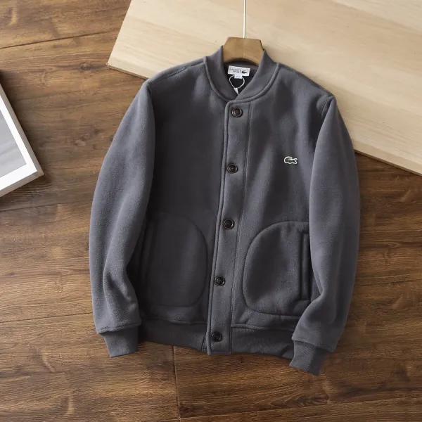 Lacoste Quilted Puffer Jacket Black Outerwear - 12