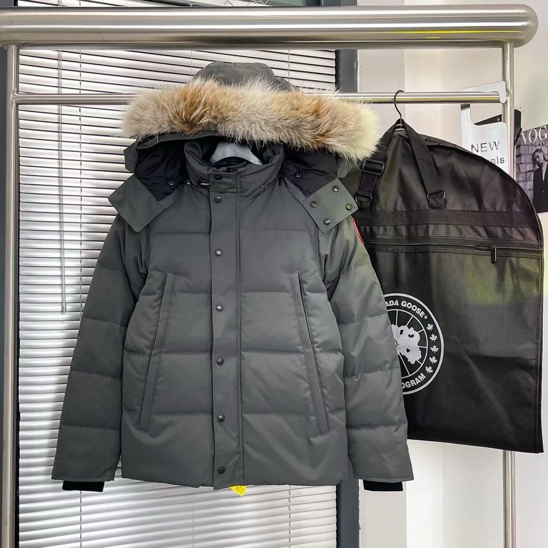 Grey customized big wolf fur, perfect and flawless, no need to wait