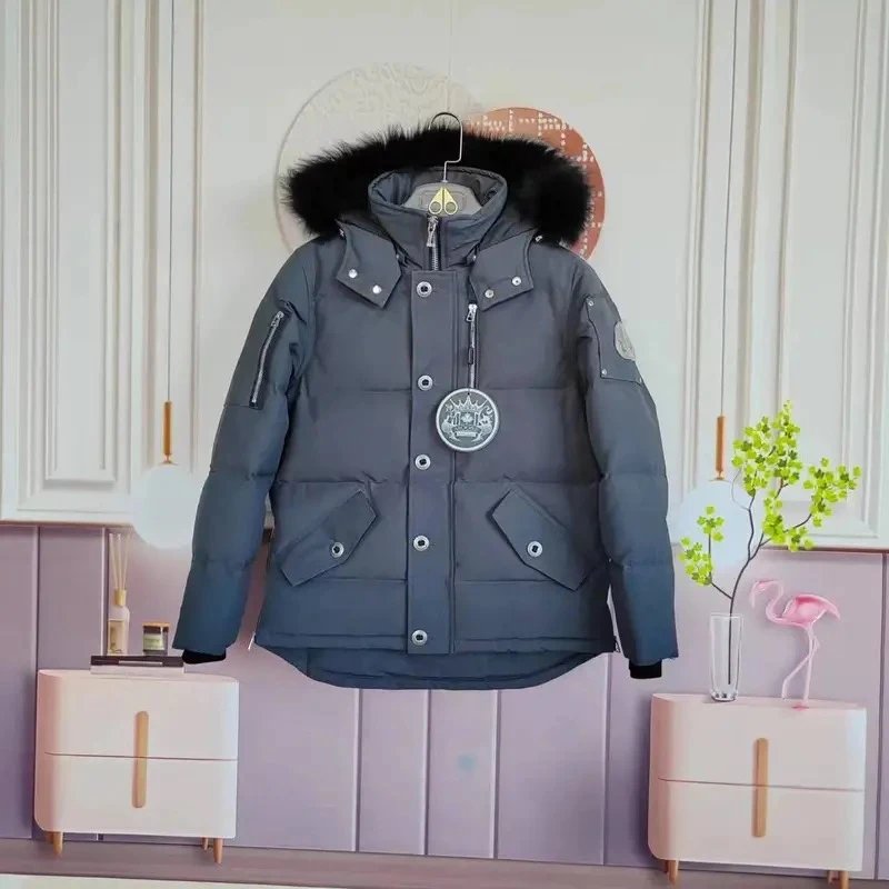 Dark Gray-Default to send black fur collar (white fur memo)