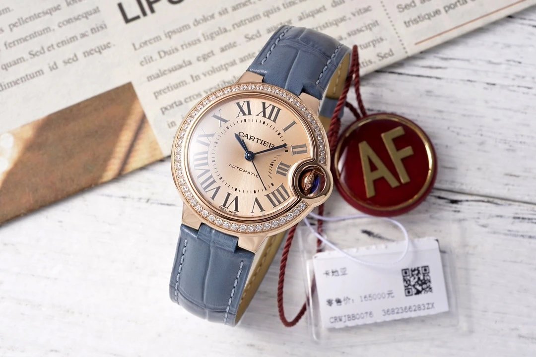 Cartier Ballon Bleu Automatic Silver Dial Two-Tone Steel and Gold Watch Watches - 7