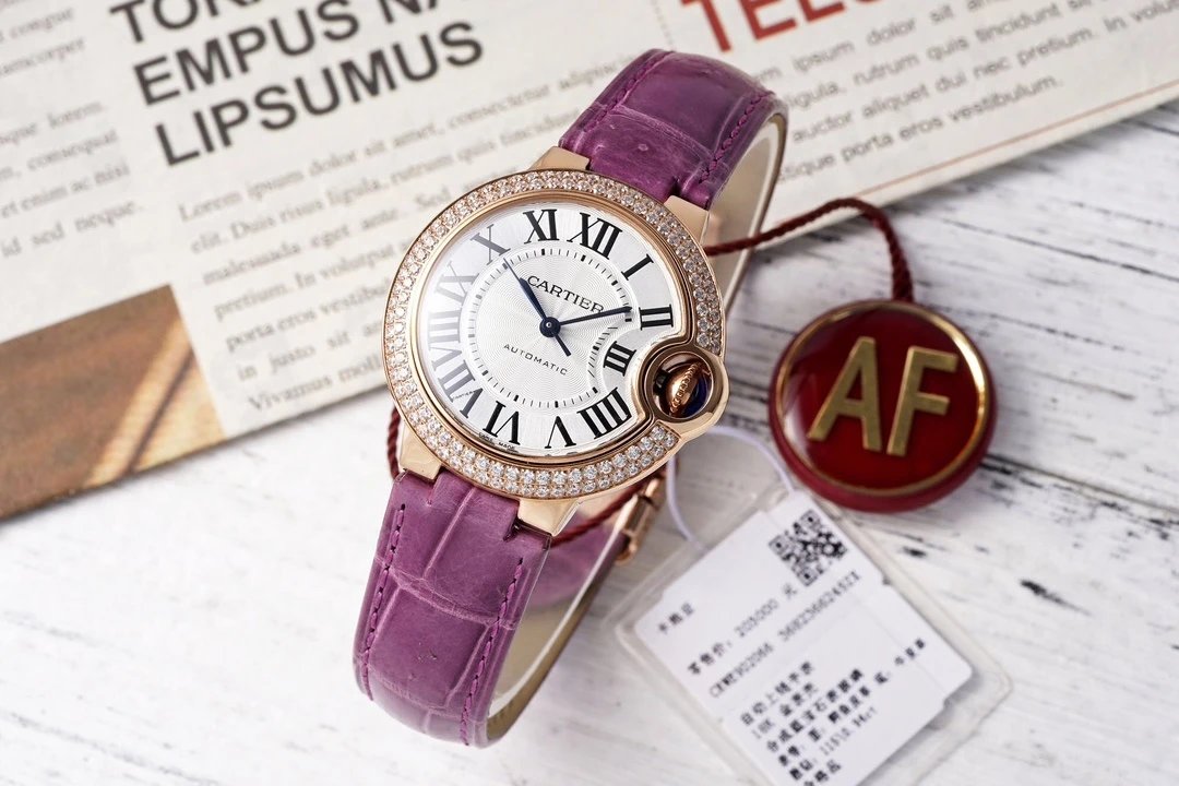 Cartier Ballon Bleu Automatic Silver Dial Two-Tone Steel and Gold Watch Watches - 6