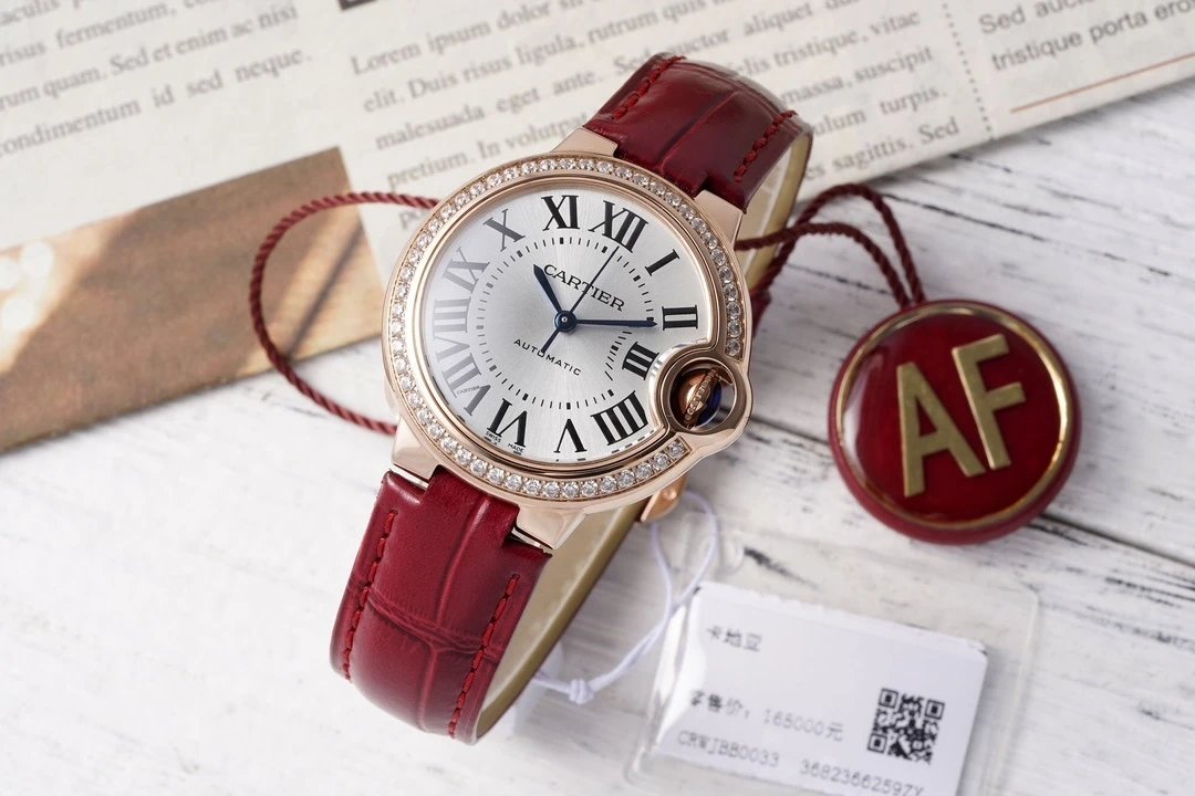 Cartier Ballon Bleu Automatic Silver Dial Two-Tone Steel and Gold Watch Watches - 8