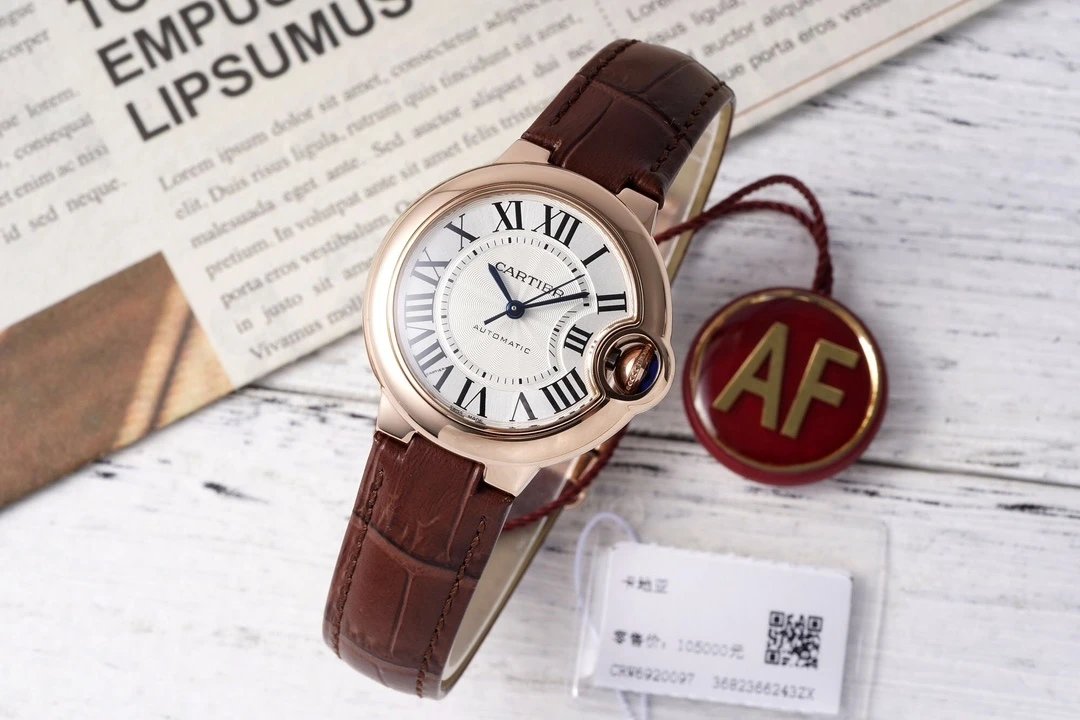 Cartier Ballon Bleu Automatic Silver Dial Two-Tone Steel and Gold Watch Watches - 11