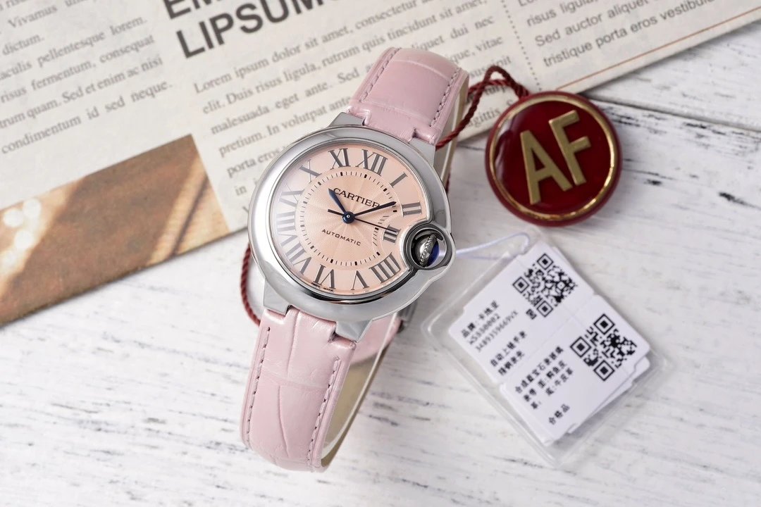 Cartier Ballon Bleu Automatic Silver Dial Two-Tone Steel and Gold Watch Watches - 10