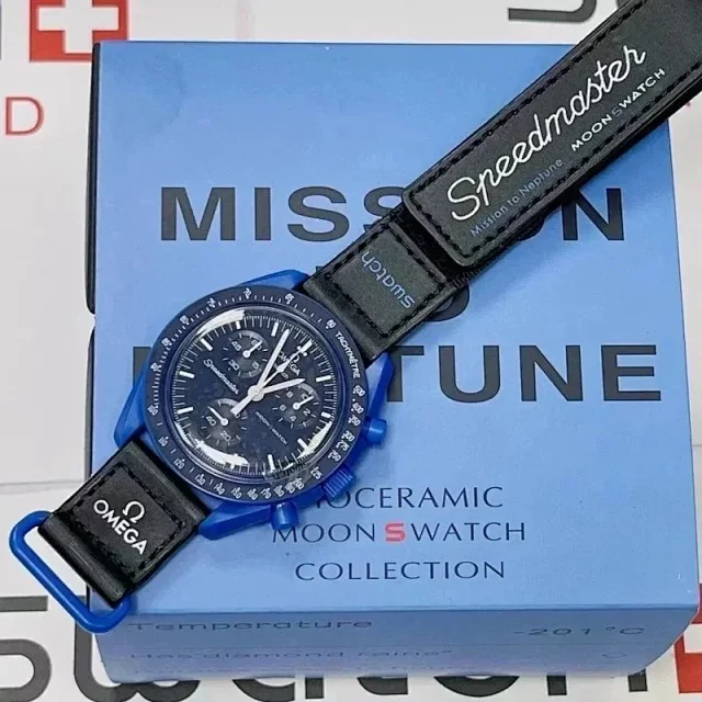 Swatch MoonSwatch chronograph and Blancpain x Scuba Fifty Fathoms product detail image 10