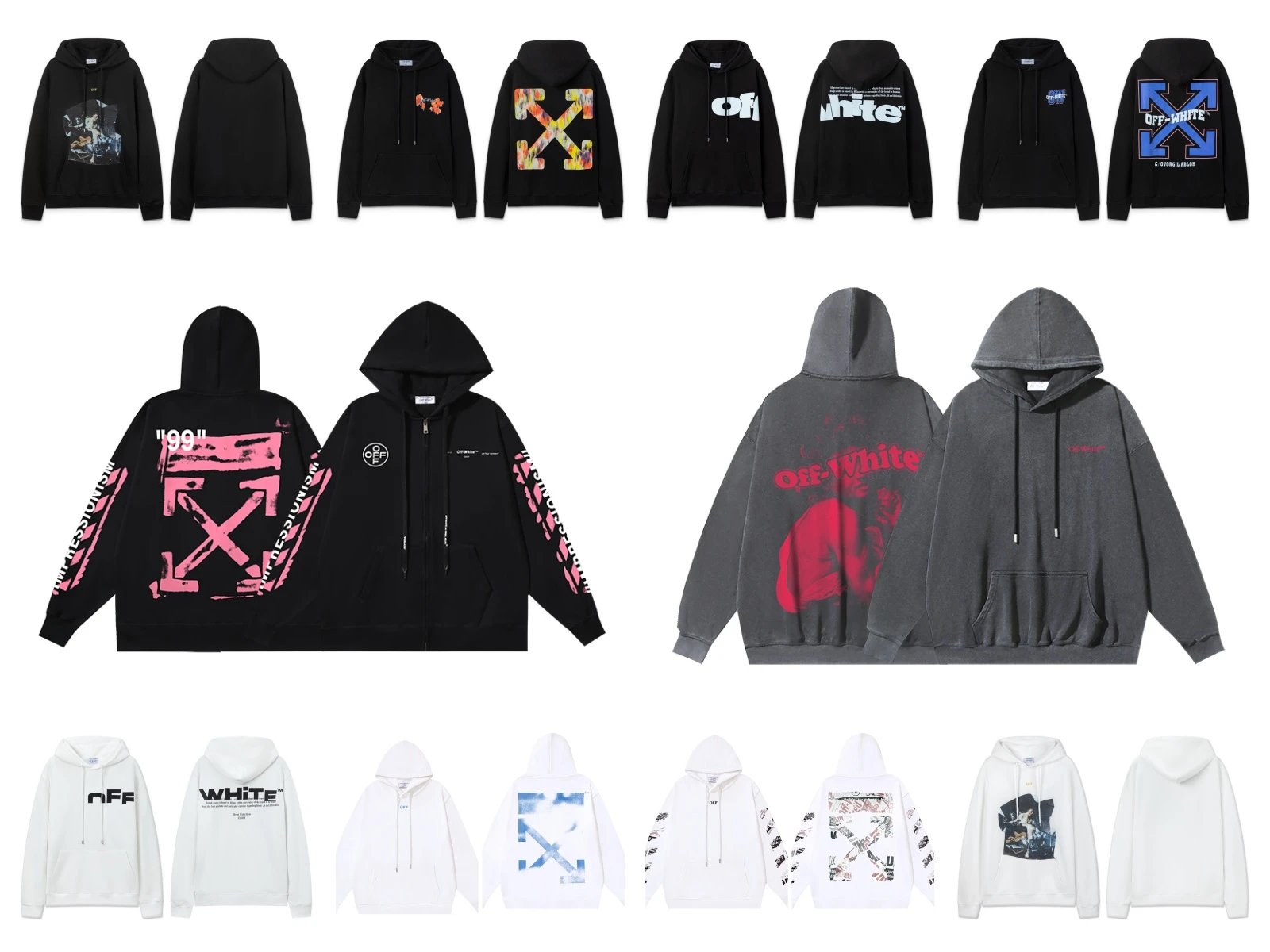 Off-White Hoodie (Multiple Colorways)