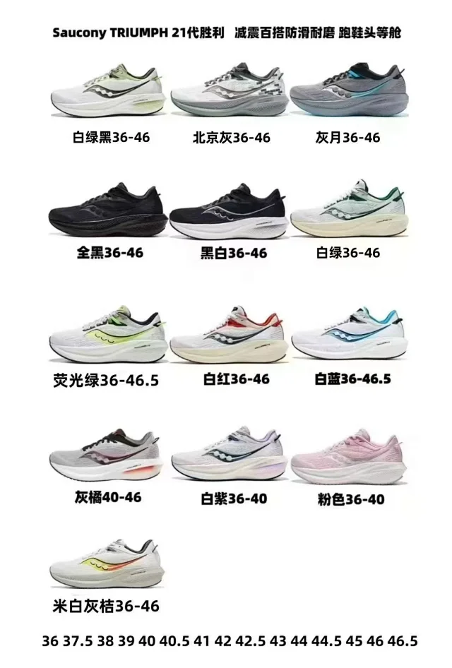 Saucony Sneakers Triumph 21 running shoes product detail image 2