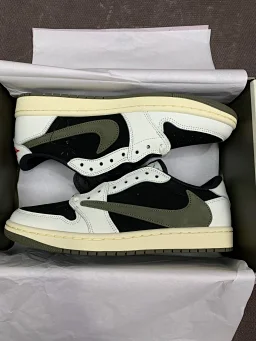 thumbnail for 原厂皮  PK 4.0 Travis Scott x Jordan Air Jordan1  B品 （部分无盒）库存人工盘点 存在误差