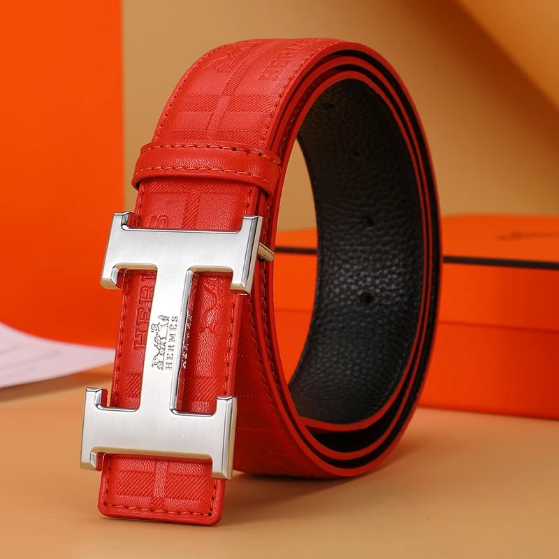 H压纹橙红色银扣