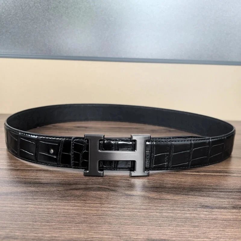 H肚皮纹黑色枪扣