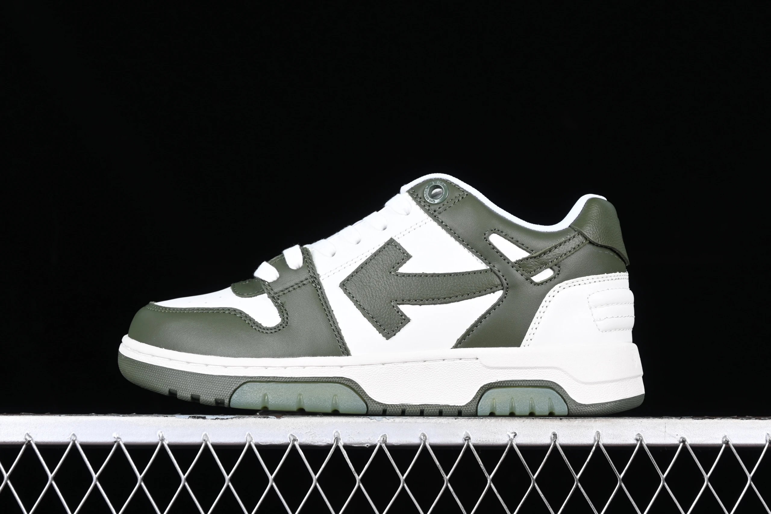 army green and white