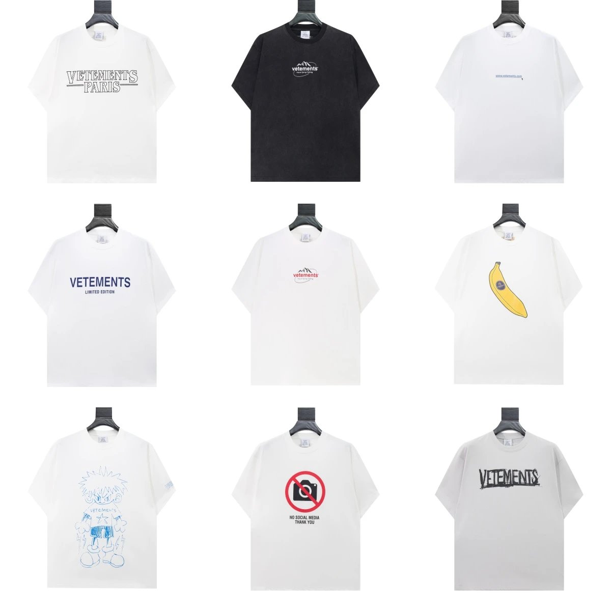 Vetements White Short Sleeve T-Shirt
